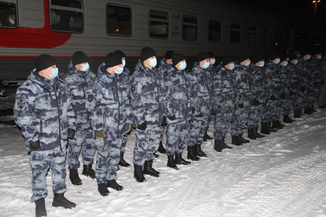 В Тюмень из служебной командировки вернулся сводный отряд спецподразделений  Росгвардии - Новости Сорокинского района